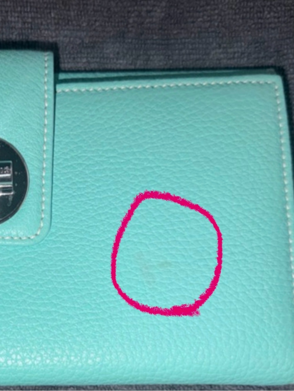 Tiffany & Co. Continental Turnlock Leather Wallet in Tiffany Blue - Picture 9 of 9